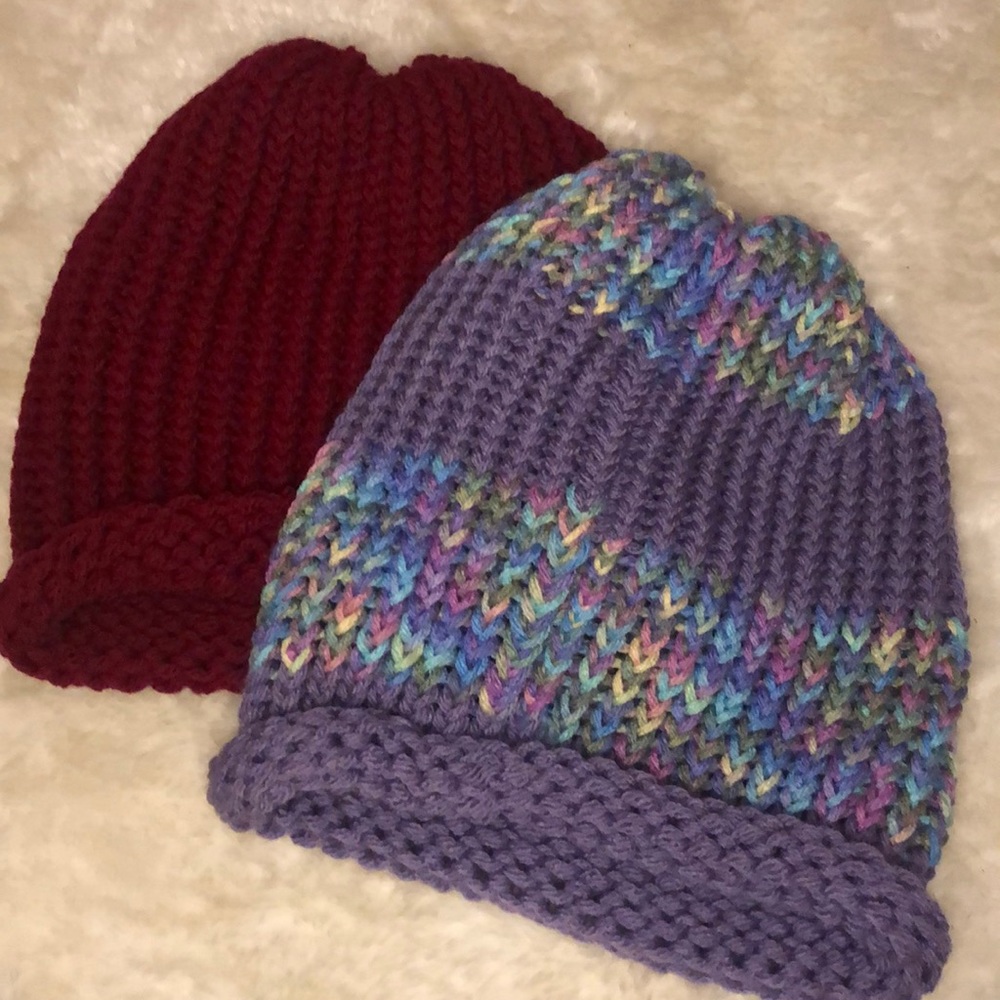Women’s braided baggy beanies